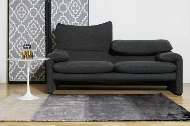 ラグ 手織り フェード FADE 160×230cm ホットカーペット対応 （ ラグマット カーペット 絨毯 じゅうたん 長方形 マット 床暖対応 床暖 床暖房 アクセントラグ 耐久性 ハンドメイド ビスコース ）_5