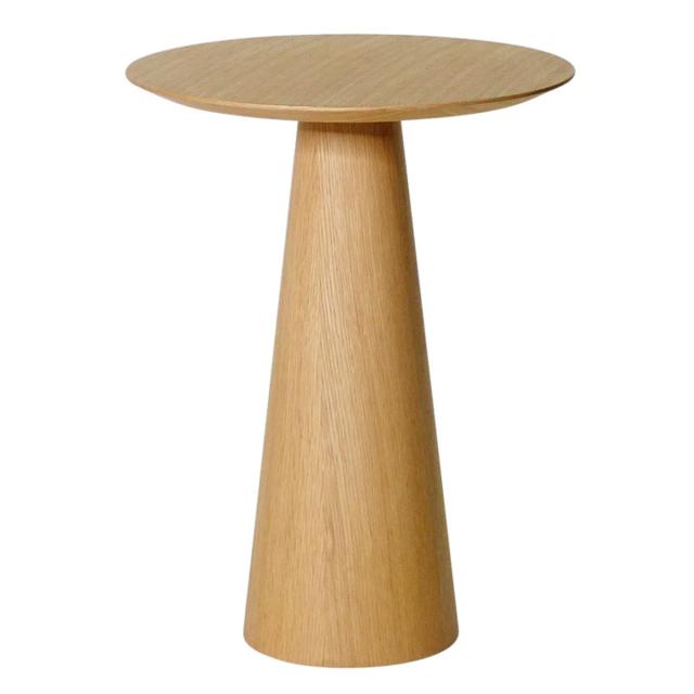 コーヒーテーブル 円型 直径45cm 高さ60cm オーク ピルツコーヒーテーブルB （ リプロダクト デザイナーズ サイドテーブル 丸テーブル ラウンド ナイトテーブル ミニテーブル ソファ ベッド 横 玄関 リビング ）の通販は