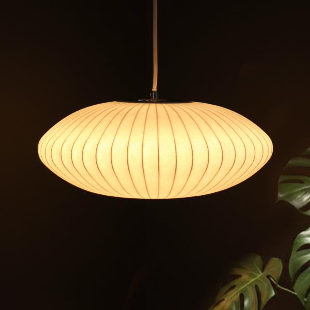 ペンダントライト LED対応 バブルランプ ソーサー スモール リプロダクト ジョージネルソン （ LED ライト 照明 デザイナーズ 北欧 モダン 幅43.5cm おしゃれ 天井照明 吊下げ 和モダン シーリングカップ インテリア ）_11