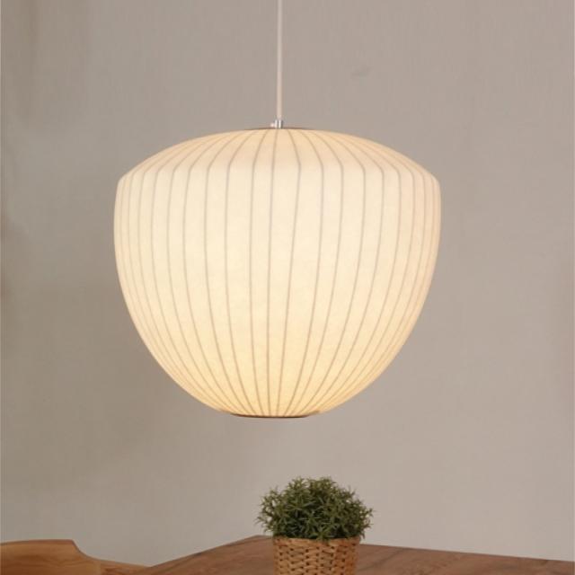ペンダントライト バブルランプ アップルペンダント リプロダクト LED E26 （ ライト 照明 ジョージネルソン デザイナーズ アップルランプ 幅49cm 天井照明 吊下げ 和モダン シーリングカップ LED対応 アップル インテリア ）