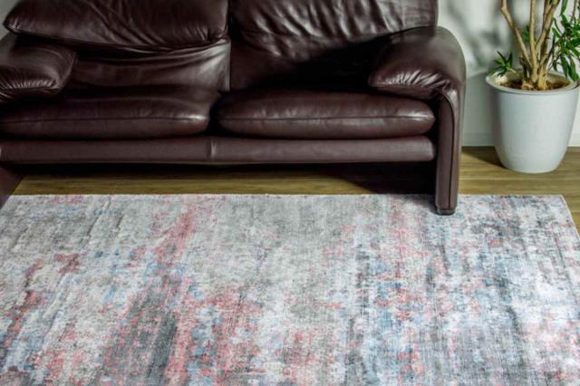 ラグ 手織り ヴェローナ VERONA 160×230cm ホットカーペット対応 （ ラグマット カーペット 絨毯 じゅうたん 長方形 マット 床暖対応 床暖 床暖房 アクセントラグ 耐久性 ハンドメイド ビスコース ニュアンスカラー ）