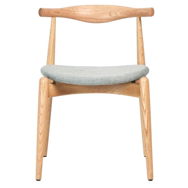 ダイニングチェア 座面高45cm レッドオーク 9109 （ チェア ダイニング イス 椅子 食卓椅子 完成品 木製 天然木 肘なし スタッキング 背もたれ アーチ形状 ファブリック チェアー いす 食卓 リビング 木製椅子 リビングチェア ）_11