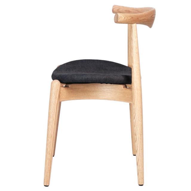 ダイニングチェア 座面高45cm レッドオーク 9109 （ チェア ダイニング イス 椅子 食卓椅子 完成品 木製 天然木 肘なし スタッキング 背もたれ アーチ形状 ファブリック チェアー いす 食卓 リビング 木製椅子 リビングチェア ）_18