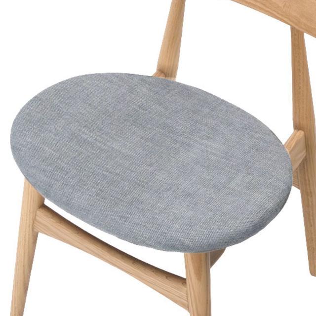 ダイニングチェア 座面高47cm レッドオーク 1542 （ チェア ダイニング イス 椅子 食卓椅子 完成品 木製 天然木 肘なし 背もたれ アーチ形状 ファブリック チェアー いす 食卓 リビング 木製椅子 リビングチェア ）_9