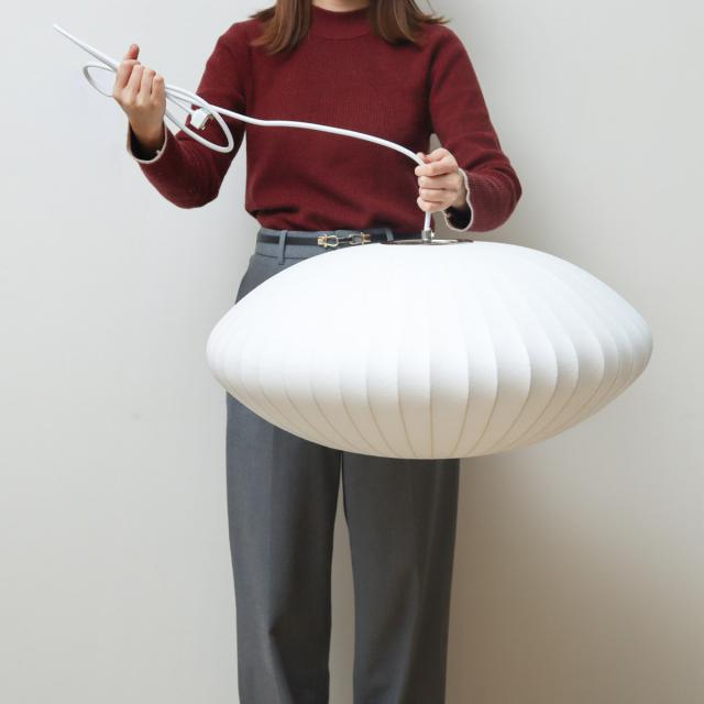 ペンダントライト LED対応 バブルランプ ソーサー ミディアム リプロダクト ジョージネルソン （ LED ライト 照明 デザイナーズ 北欧 モダン 幅64cm おしゃれ 天井照明 吊り下げ 和モダン シーリングカップ インテリア ）_12