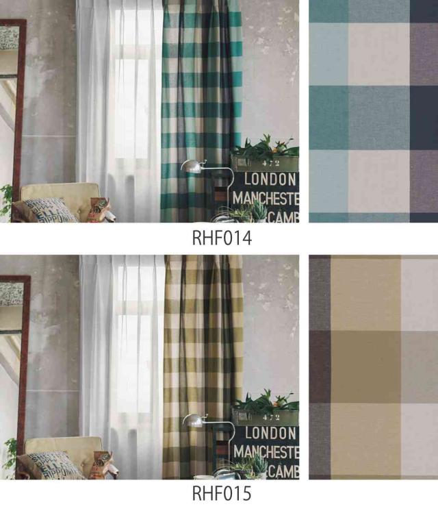 カーテン オーダーカーテン ドレープカーテン ヤマノボリチェック 1.5