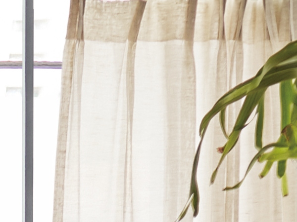 カーテン オーダーカーテン ドレープカーテン エシカルアサ 1.5倍ヒダ