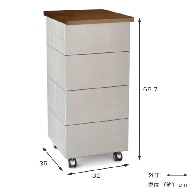 ゴミ箱 45L CUBOID シングル 天然無垢 蓋 （ KENNER ごみ箱 45リットル papperskorg 大容量 分別 ふた付き 高級 こだわり インテリア おしゃれ インダストリアル ゴミ箱 ふた付き ゴミ箱 45リットル ゴミ箱 おしゃれ）_3