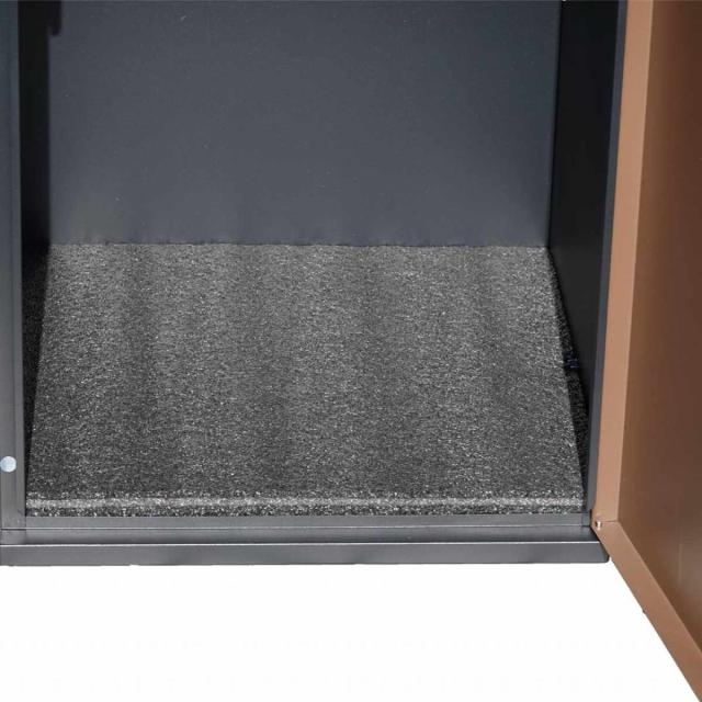 宅配ボックス 郵便ポスト リシムアップ US ブラウン 一戸建て用 大容量 （ 宅配 ボックス ポスト一体型 ポスト 宅配ポスト 宅配ボックス付きポスト ダイヤル錠 ダイヤルロック 玄関 置き配用ボックス メールボックス ）_12