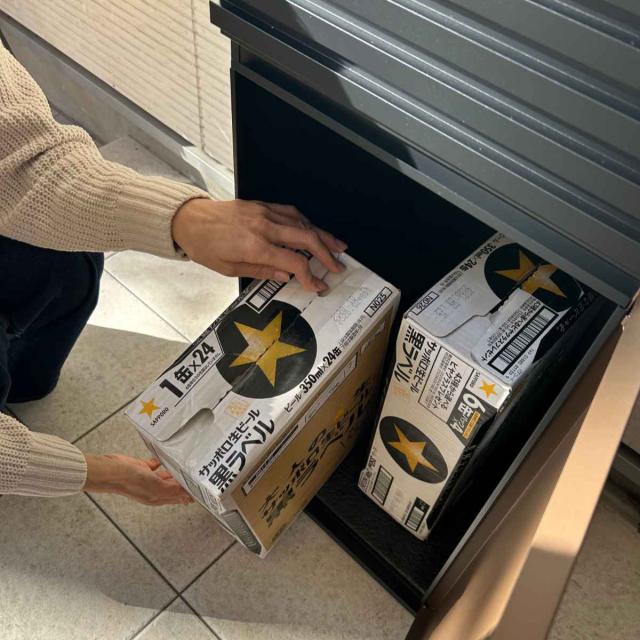 宅配ボックス 郵便ポスト リシムアップ US ブラウン 一戸建て用 大容量 （ 宅配 ボックス ポスト一体型 ポスト 宅配ポスト 宅配ボックス付きポスト ダイヤル錠 ダイヤルロック 玄関 置き配用ボックス メールボックス ）_9
