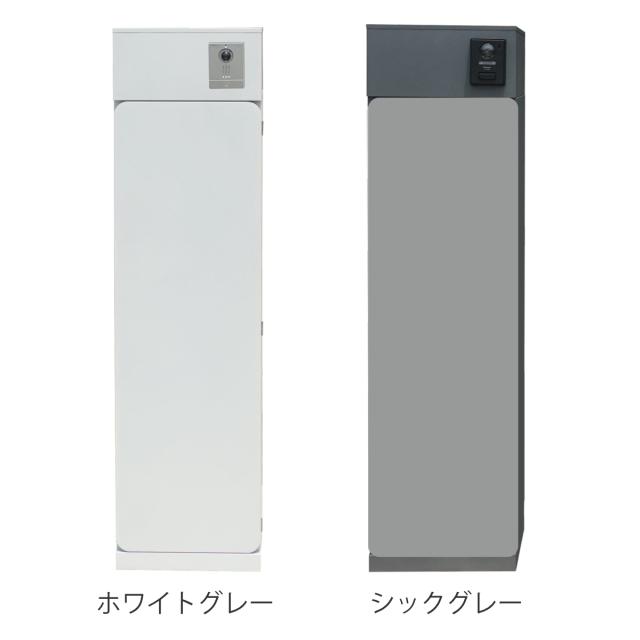 宅配ボックス 郵便ポスト 門柱 AXENT DOOR インターホン穴有 （ ポスト 宅配 ボックス 宅配ポスト 一戸建て用 スタンドポスト ポスト一体型 据え置き 置き配用ボックス 郵便 郵便受け 宅配BOX 3段式 ダイヤル錠 インターホン 穴あり ）_2