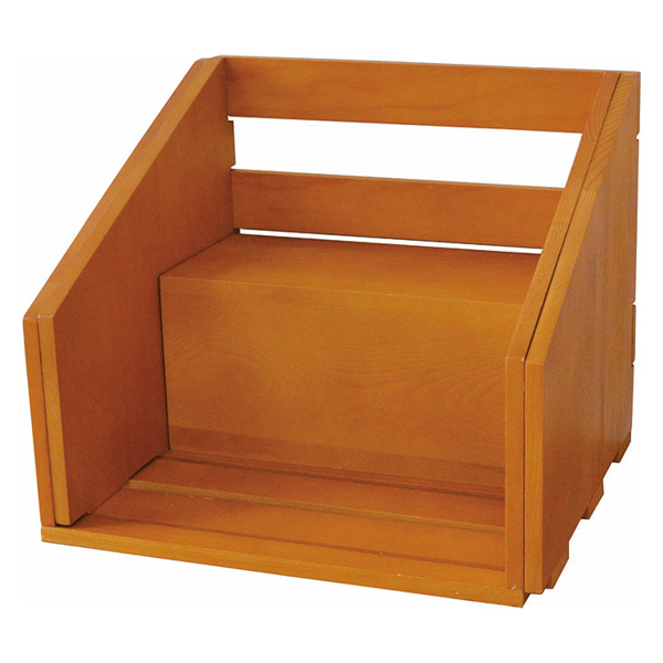 ヴィンテージ ブックスタンド マガジンラック 飾り棚 2段 ヴィンテージ