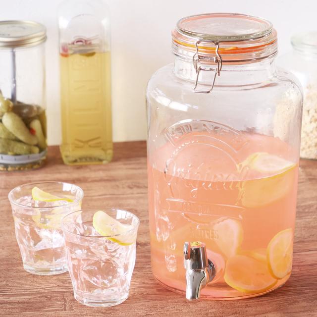 ドリンクサーバー 5L Kilner キルナ ディスペンサー DISPENSER ガラス 蛇口付き ディスペンサー 5リットル ドリンクディスペンサー ガラス瓶 ガラス製 瓶 ピッチャー ウォーターサーバー 梅酒 果実酒 おしゃれ 水 ジュース の通販はau PAY マーケット - インテリア