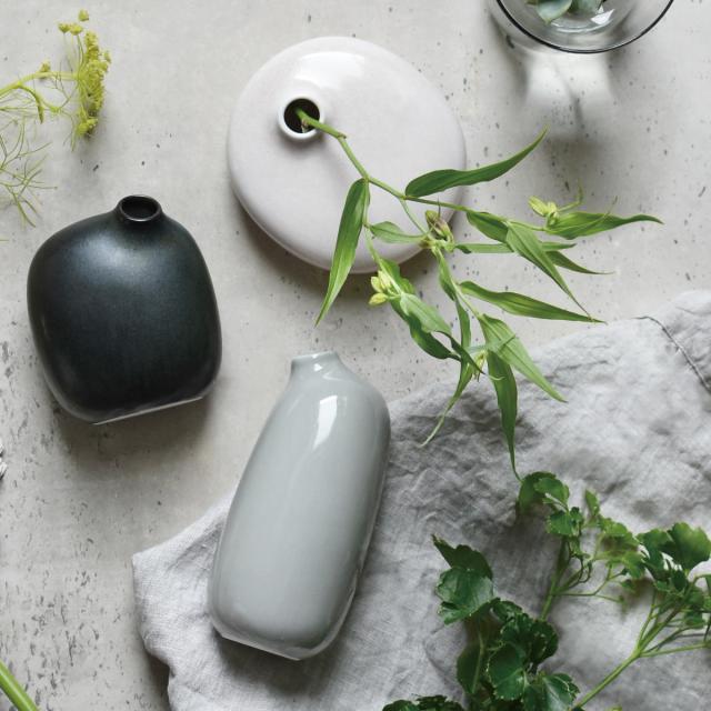 SHOKKI × so objects フラワーベース 花器 KINTO キントー SACCO ベース 磁器 01 （ 花瓶 一輪挿し