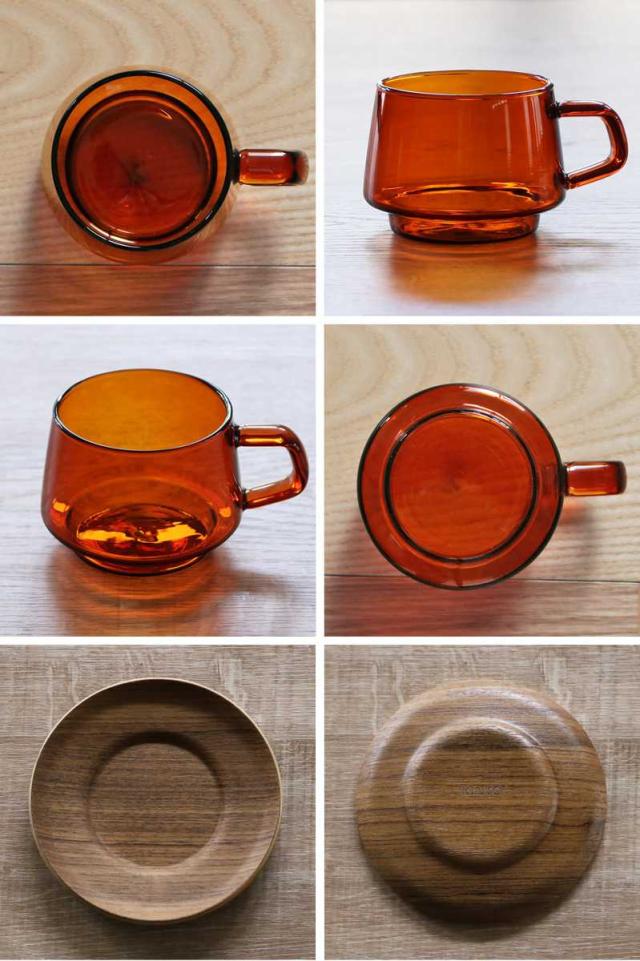 KINTO キントー SEPIA カップ&ソーサー 270ml （ コーヒーカップ