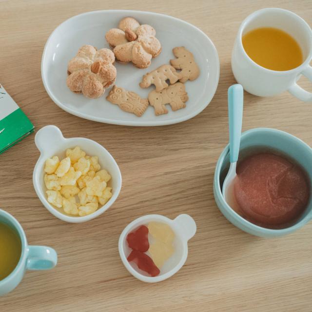 KINTO キントー NEST 8pcs セット （ 電子レンジ対応 食洗機対応 離乳食 子供 キッズ 磁器製 ボウル プレート マグ マグカップ スプーン フォーク トレイ トレー おしゃれ ）_11