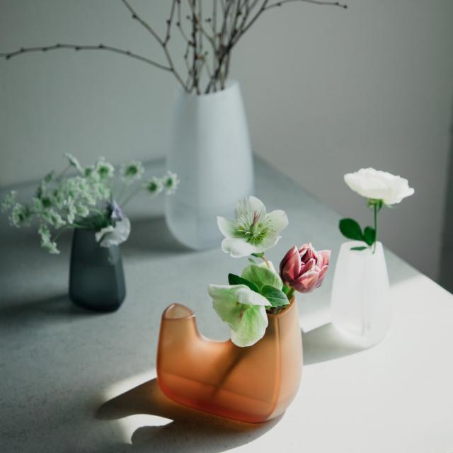 KINTO キントー TRE ベース 200×420mm （ 花瓶 フラワーベース 花びん 花器 おしゃれ 花 花入れ 生花 花束 ドライフラワー グリーン インテリア 植物 玄関 デスク ）_10