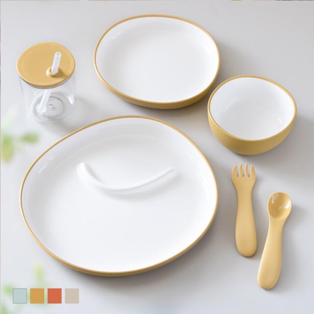 キントー 子供用食器 6点セット BONBO ボンボ プラスチック （ KINTO 食洗機対応 電子レンジ対応 子供用 食器セット 箱入り キッズ 子ども ベビー食器 おしゃれ プレート ボウル カトラリー コップ ）の通販は