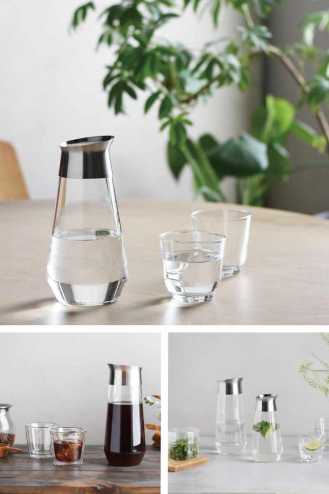 キントー 冷水筒 ピッチャー 750ml LUCE ウォーターカラフェ 耐熱