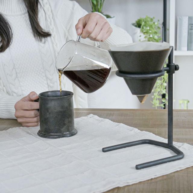 KINTO キントー SCS-S04 ブリューワースタンドセット 4cups （ SLOW COFFEE STYLE Specialty 4杯分 600ml 磁器製 スタンド コーヒースタンド ブリュワー 可動式 コーヒーサーバー 紙フィルター ）_13