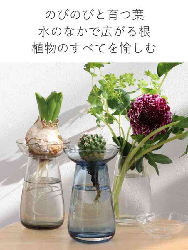 キントー 花器 AQUA CULTURE VASE Sサイズ ガラス 花瓶 おしゃれ