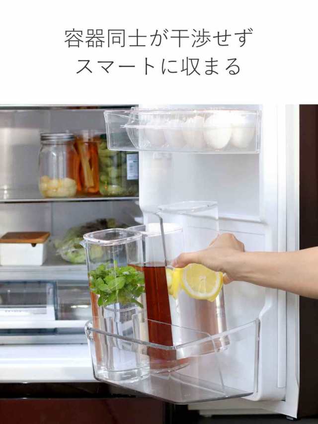 キントー 冷水筒 ピッチャー 1L OVA ウォーターカラフェ プラスチック