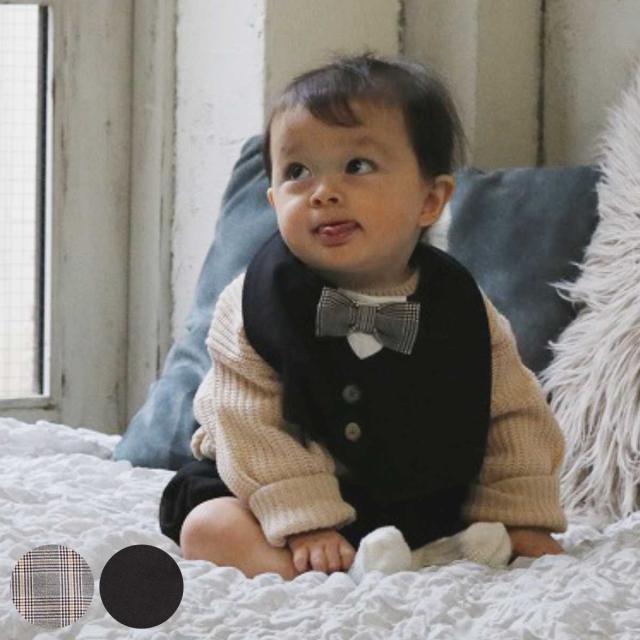 ギフトセット Lien de famille フォーマル 2点 スタイ ブルマ 男の子 出産祝い （ ギフト セット よだれかけ ベビーパンツ 贈り物 お祝い おしゃれ 赤ちゃん ベビースタイ かぼちゃパンツ プレゼント かわいい ）の通販は