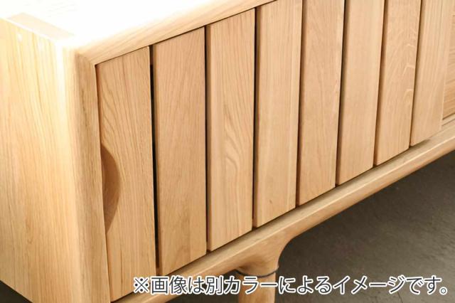 テレビボード 縦格子デザイン ウォールナット突板 KISSUI 幅180cm （ 開梱設置 キッスイ TV台 TVボード テレビラック テレビ 完成品 無垢 木製 収納 リビング収納 ウォルナット 引き出し 可動棚 ）_2