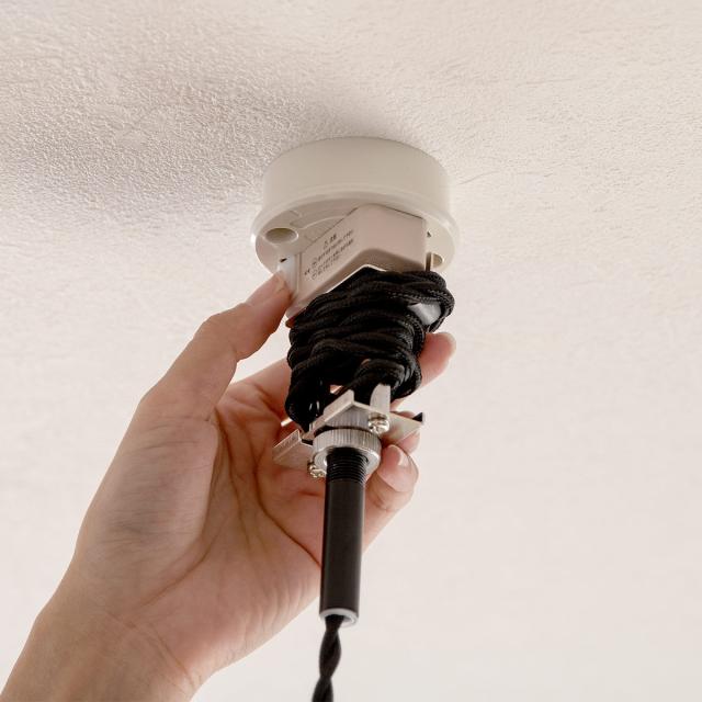 パッロ ペンダントライト Black3灯 （ 照明 ライト LED 対応 3灯 10畳 シーリング用 天井照明 照明器具 シンプル おしゃれ インテリア ペンダント 間接照明 ミニマル リビング ダイニング 寝室 トイレ インダストリアル ）_11