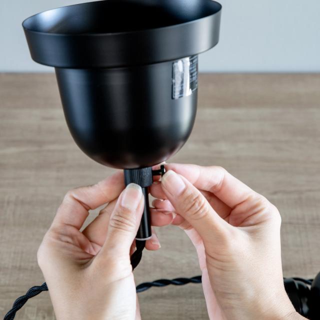 パッロ ペンダントライト Black3灯 （ 照明 ライト LED 対応 3灯 10畳 シーリング用 天井照明 照明器具 シンプル おしゃれ インテリア ペンダント 間接照明 ミニマル リビング ダイニング 寝室 トイレ インダストリアル ）_12