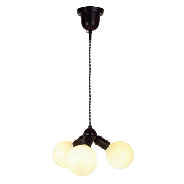 パッロ ペンダントライト Black3灯 （ 照明 ライト LED 対応 3灯 10畳 シーリング用 天井照明 照明器具 シンプル おしゃれ インテリア ペンダント 間接照明 ミニマル リビング ダイニング 寝室 トイレ インダストリアル ）_18