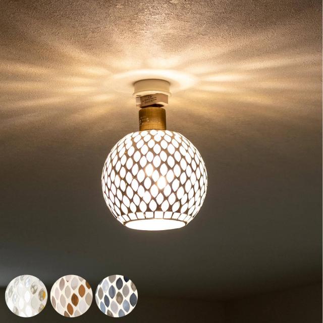 アンティーク　シーリングライト、LED使用可能。 大河商事 アンティーク シーリングライト 北欧 3灯 LED電球対応