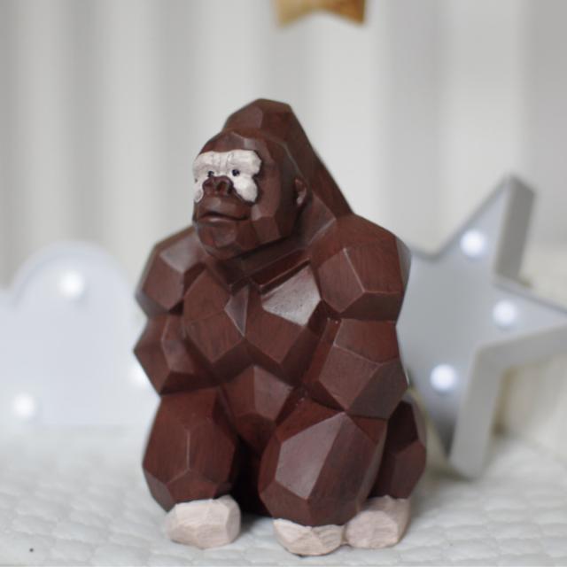 オブジェ スオーラマネーバンク ゴリラ 貯金箱 （ マネーボックス