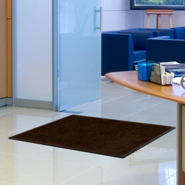 玄関マット 屋内 屋外 業務用 60×135cm スタンダードマットECO 暖色系 オフィス サイズオーダー （ 屋内用 屋外用 兼用 除塵 耐久性 洗える 滑り止め エントランス 玄関 マット 吸水マット 泥落とし フチあり 日本製 ）