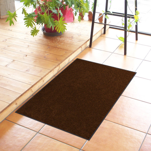 玄関マット 屋内 屋外 業務用 60×135cm スタンダードマットECO 暖色系 オフィス サイズオーダー （ 屋内用 屋外用 兼用 除塵 耐久性 洗える 滑り止め エントランス 玄関 マット 吸水マット 泥落とし フチあり 日本製 ）