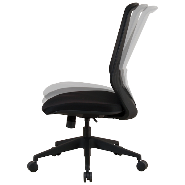 オフィスチェア CK01 座面高41.5〜49.5cm キャスター チェア メッシュ 高さ調節 ロッキング デスクチェア （ キャスターチェア パソコンチェア 肘なし ハイバック ワークチェア PCチェア 学習椅子 イス キャスター付 ）_9