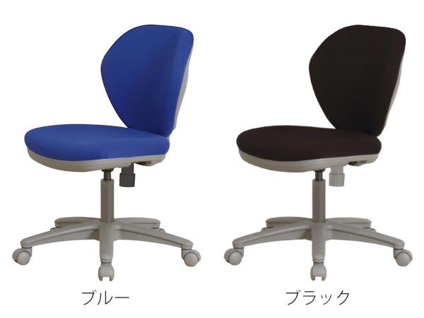 オフィスチェア 座面高42.5〜55.5cm キャスター チェア ロッキング 背スウィング 高さ調節 キャスターチェア （ パソコンチェア デスクチェア 体圧分散 ワークチェア PCチェア イス 肘なし コンパクト モールドウレタン ）_1