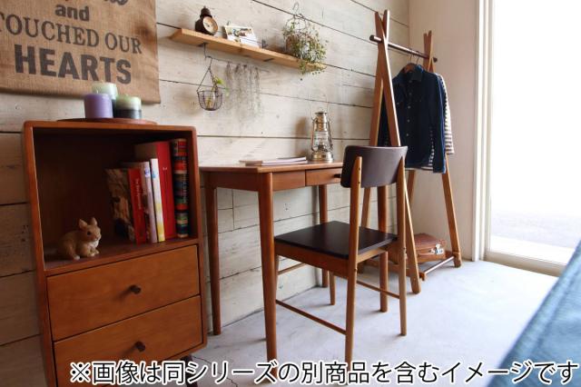 チェスト 引出し 2杯 脚付き 北欧風 天然木 ココア 幅40cm （ サイドチェスト 引き出し 引出 木製 スリムチェスト 完成品 オープンラック 飾り棚 三段 コンパクト サイドラック 収納 家具 ）