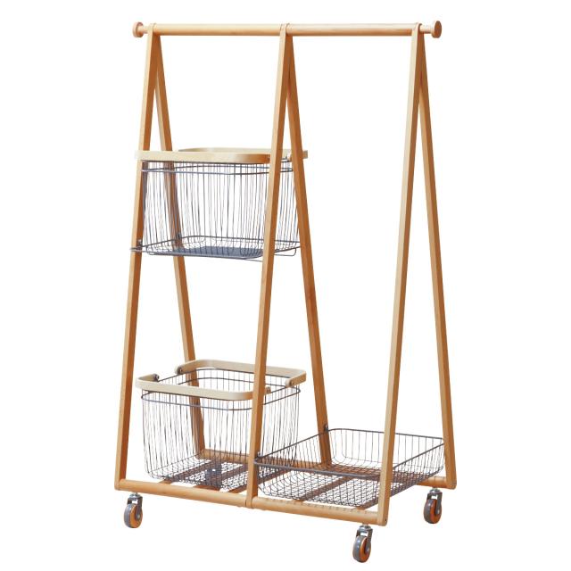 Mash リヴ キャリーバスケットハンガー コンパクト 高さ119cm 天然木 ( LIV ランドセルラック コートハンガー バスケット キャスター付き 収納ラック 衣類収納 木製ハンガーラック キャスター ナチュラル 北欧 おしゃれ 入園 入学 )の通販は Mash リヴ キャリーバスケットハンガー コンパクト 高さ119cm 天然木 ( LIV ランドセルラック コートハンガー バスケット キャスター付き 収納ラック 衣類収納 木製ハンガーラック キャスター ナチュラル 北欧 おしゃれ 入園 入学 )の通販は