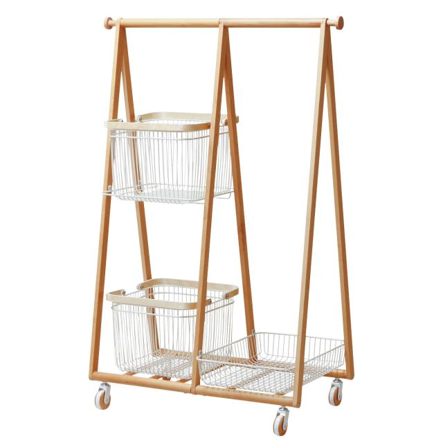 Mash リヴ キャリーバスケットハンガー コンパクト 高さ119cm 天然木 ( LIV ランドセルラック コートハンガー バスケット キャスター付き 収納ラック 衣類収納 木製ハンガーラック キャスター ナチュラル 北欧 おしゃれ 入園 入学 )の通販は Mash リヴ キャリーバスケットハンガー コンパクト 高さ119cm 天然木 ( LIV ランドセルラック コートハンガー バスケット キャスター付き 収納ラック 衣類収納 木製ハンガーラック キャスター ナチュラル 北欧 おしゃれ 入園 入学 )の通販は