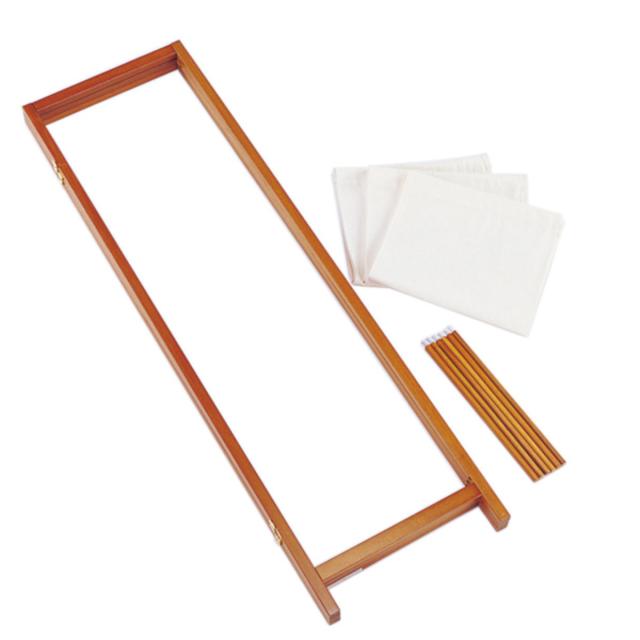 衝立 3連 高さ150cm 帆布 和風 天然木 完成品 （ パーテーション 間仕切り 目隠し パーティション スクリーン 屏風 自立 折りたたみ ついたて 3連スクリーン 仕切り おしゃれ 部屋 和室 洋室 玄関 インテリア 蝶番 分解 ）_6