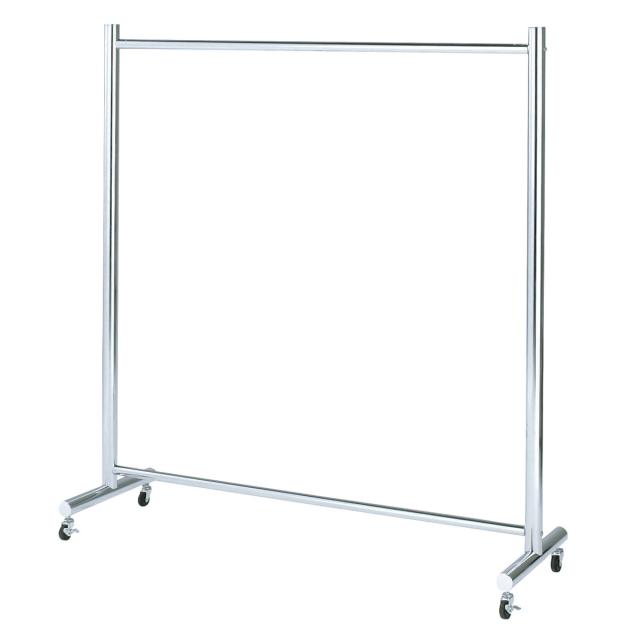 パイプハンガー 極太フレームハンガー 幅149cm スチール製 キャスター付 組立式 （ ハンガーラック タフハンガー コートハンガー ラック 頑丈 ワイド フレームハンガー 洋服掛け 衣類収納 ポールハンガー 幅149 奥行46.5 高さ160cm ）の通販は