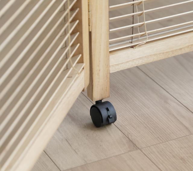 アメリカンカントリー調 2連パーテーション 衝立 ついたて