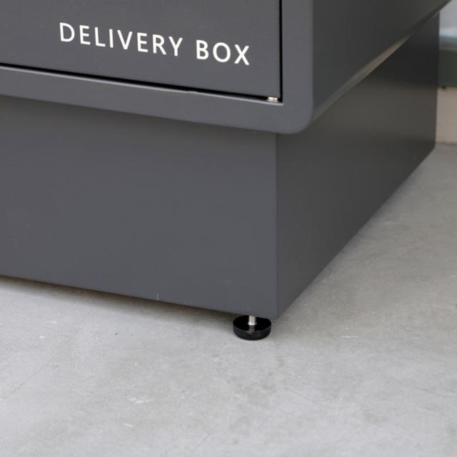 宅配ボックス ラット （ 宅配 ボックス 置き配用ボックス 玄関 屋外 宅配BOX 鍵付き 1段 大容量 台座付き 戸建 荷物受け 宅配便 配達 戸建て 後付け 簡単設置 ダイヤル錠 印鑑ケース付き ）_14