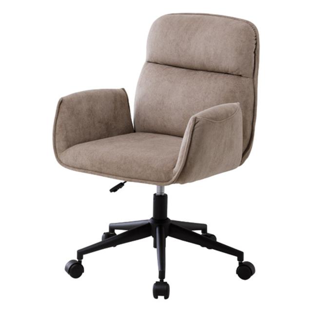 デスクチェア 座面高41〜49cm 回転 昇降式 パソコンチェア カレット