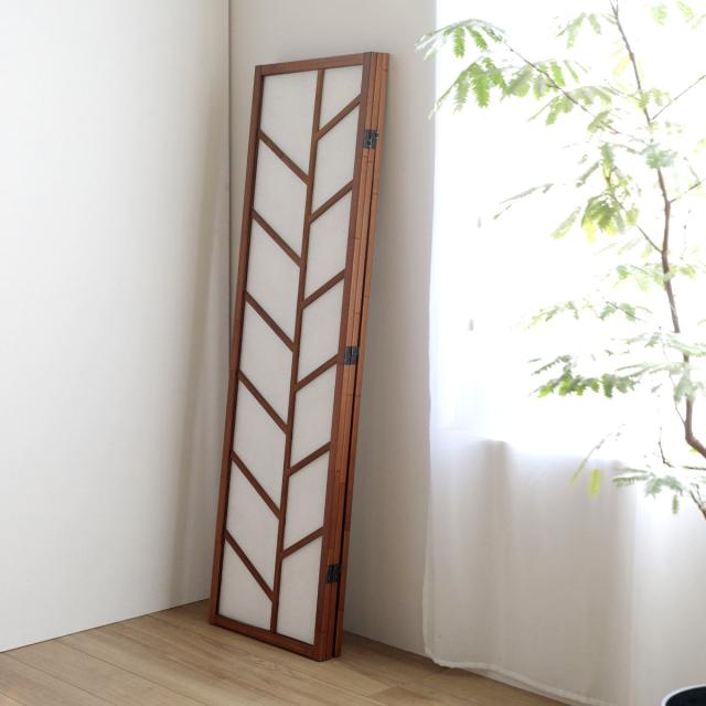 衝立 3連 高さ150cm 折りたたみ 天然木 杉 完成品 間仕切り （ パーテーション 目隠し パーティション 屏風 自立 スクリーン ついたて 3連スクリーン 仕切り おしゃれ 部屋 和室 洋室 玄関 インテリア ）_13