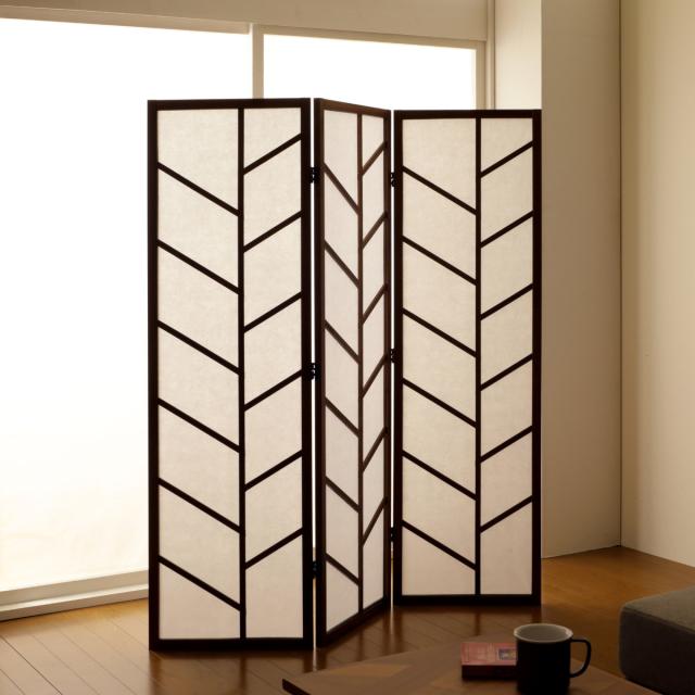 衝立 3連 高さ150cm 折りたたみ 天然木 杉 完成品 間仕切り （ パーテーション 目隠し パーティション 屏風 自立 スクリーン ついたて 3連スクリーン 仕切り おしゃれ 部屋 和室 洋室 玄関 インテリア ）_9