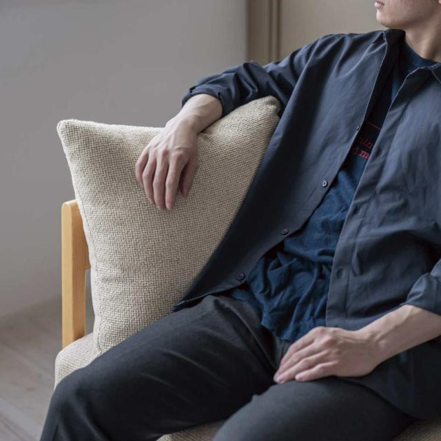 コーナーソファ 幅68cm 1人掛け 組み合わせ おしゃれ SELF セルフ Mash （ ソファ コンパクト 脚 取り外し 天然木 木製 フレーム ローソファ リビングソファ 和室 レイアウト 自由 フロアソファ ファブリック 完成品 片肘 ソファー ）_11