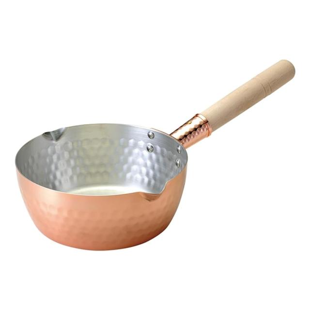 京都有次 銅製雪平鍋 片手鍋 銅鍋 調理器具 キッチン用品 M1906