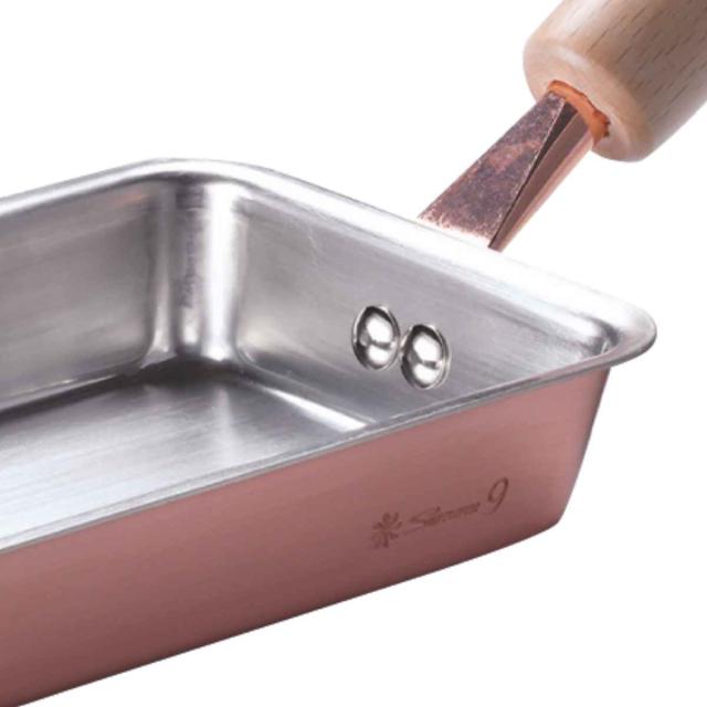 卵焼き器 12cm ガス火専用 ふわっと銅のたまごやき （ エッグパン 玉子